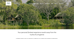 Desktop Screenshot of chundukwariverlodge.com