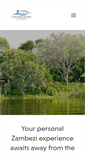 Mobile Screenshot of chundukwariverlodge.com
